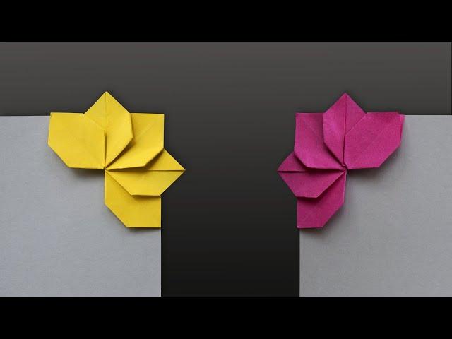 DIY Bookmarks / Origami Bookmark Flower ️