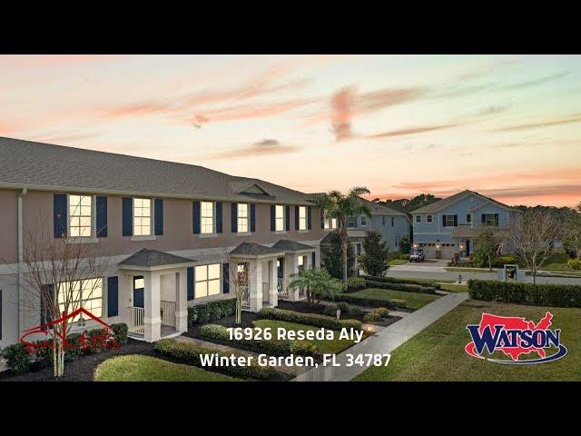  Move-In Ready Townhome in Winter Garden’s Waterleigh! | Private Patio & Upgrades!