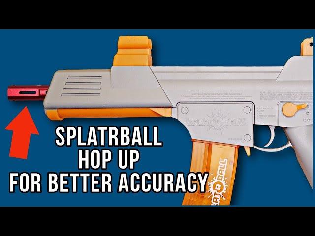 How to add a HOP UP MOD to Splatrball SRB400 Gel Blaster to improve accuracy | Splat-R-Ball Upgrade