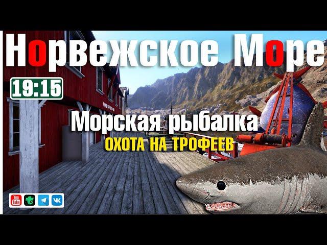 Охота на Трофеев • Морская Рыбалка • Летний СТРИМ • РР 4 • Норвежское Море