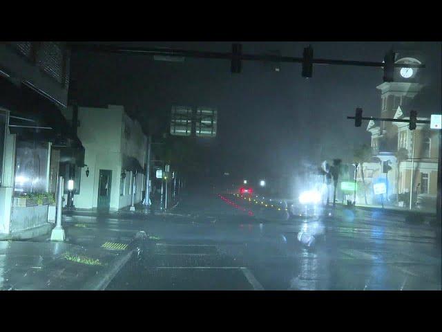 Hurricane Helene moves into Live Oak, Florida