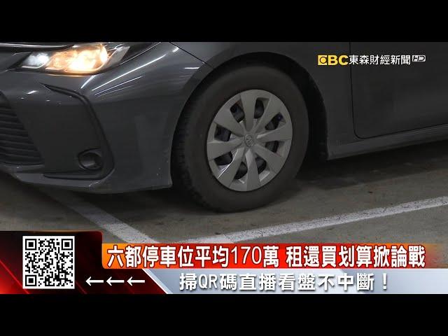 六都停車位平均170萬 租還買划算掀論戰 @57ETFN