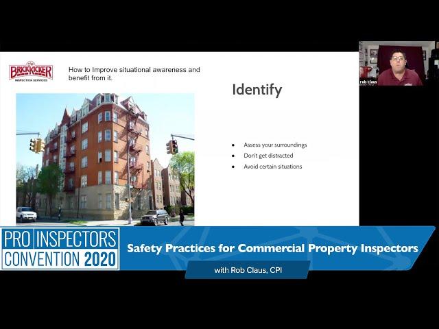 Safety Practices for Commercial Property Inspectors at the 2020 Professional Inspectors Convention