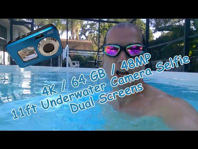 Underwater Camera 4K Video 48MP Foto WDC901, Waterproof, Dual Screens - Full Review