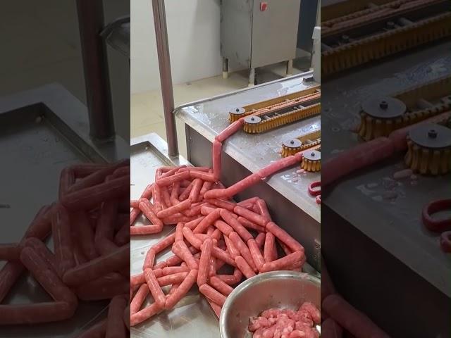 Egg sausage making production line #commercial sausage stuffer machine #industrial sausage machine