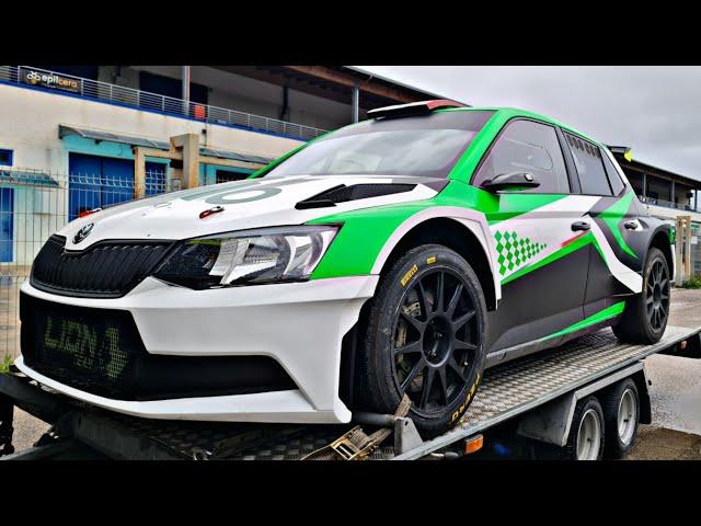 Rally skoda fabia r5 lion team