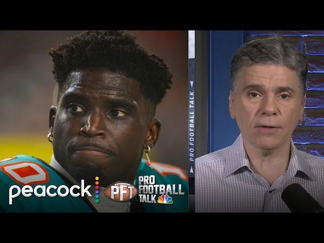 Tyreek Hill visibly upset on sidelines in Dolphins’ loss to Titans | Pro Football Talk | NFL on NBC