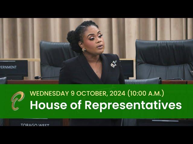 7th Sitting of the House of Representatives - 5th Session - October 9, 2024