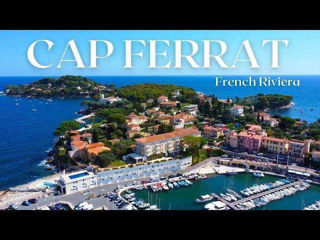 Walking tour 4K FRENCH RIVIERA TRAVEL, Saint Jean Cap Ferrat, SOUTH OF FRANCE