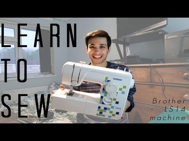HOW TO SEW TUTORIAL / BEST BEGINNER SEWING MACHINE TUTORIAL / BROTHER LS14 / CHEAP SEWING MACHINE /