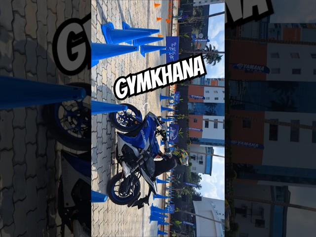 Precision & Skill: Motorcycle Gymkhana Yamaha  #calloftheblue #shorts