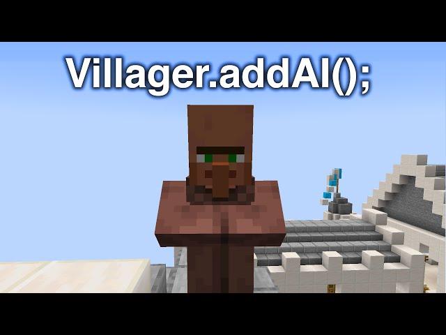 I put an AI Chatbot into a Villager - OpenAI + Minecraft