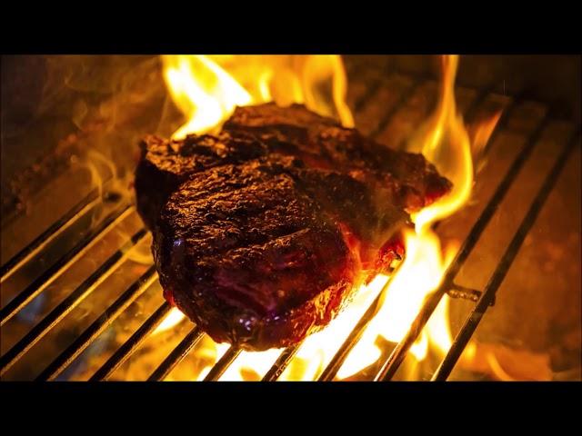 1 HOUR Barbecue Sound | Soothing Grill Sounds | ASMR