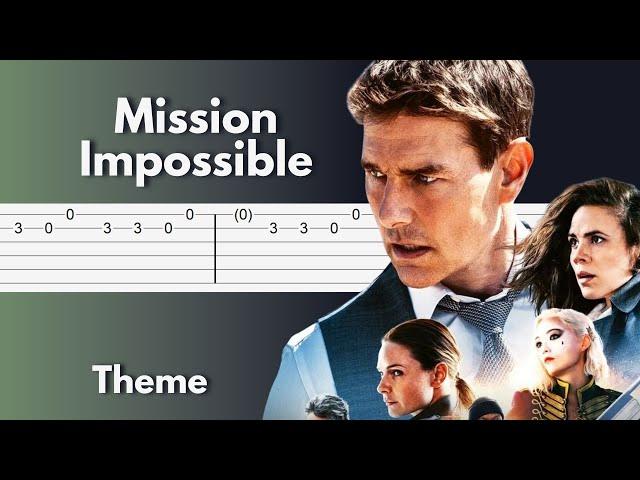 Mission Impossible Theme - Stunning Guitar Tab