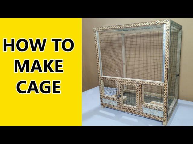 How to make a medium size cage