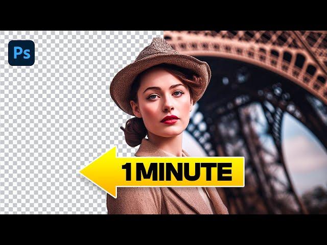 How to Remove Background in Photoshop!  (Fast & Easy)