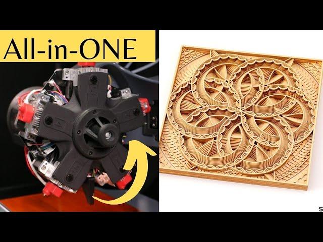 Top 5 ALL-in-ONE 3D printers | 3 in 1 3D printers 2021 that can print, carve, and laser engrave