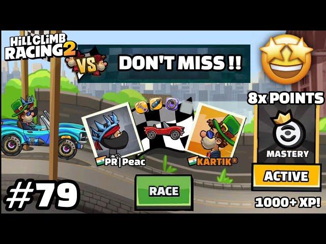 1000XP IN 15 seconds!!  I GOT 8x XP IN FEATURE CHALLENGES - Hill Climb Racing 2