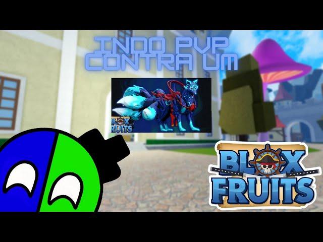 Indo PvP contra um Kitsune no Blox Fruits  #100k #roblox #shorts #short #viral #reels #gamer #video