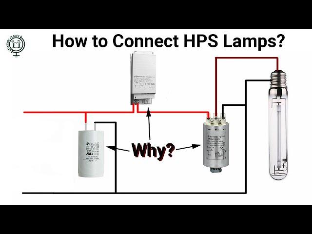 How to Wire High Pressure Sodium Lamps?