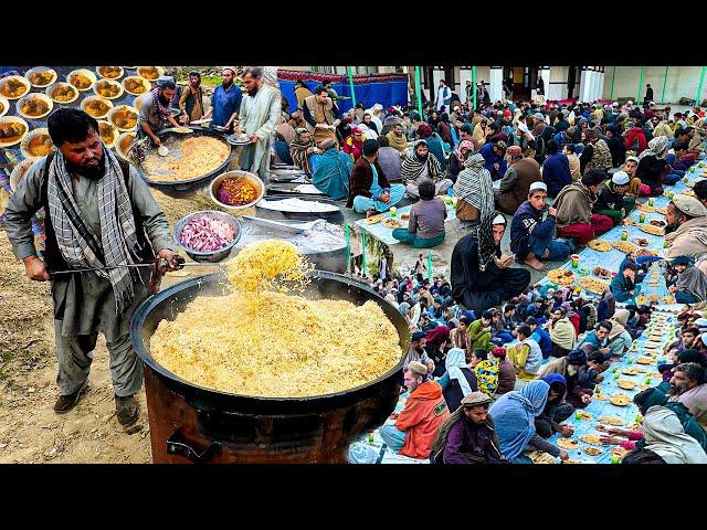 BIGGEST RAMADAN FREE FOOD | KABULI PULAO | 1000+ Free Iftar Preparations for Poor People