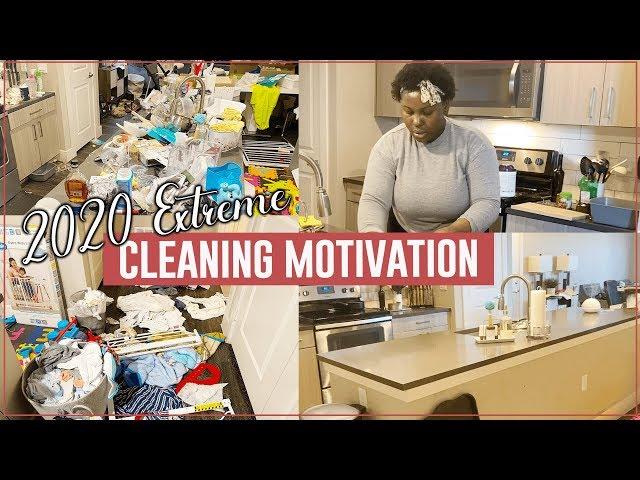 COMPLETE DISASTER CLEAN WITH ME | EXTREME CLEANING MOTIVATION (Spring 2020)