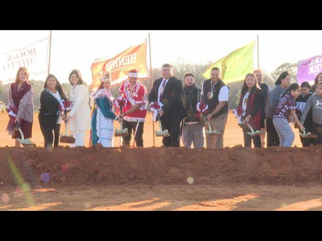 Mississippi Band of Choctaw Indians hosts groundbreaking ceremony for new school