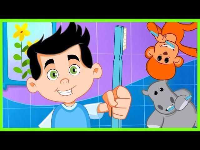  BRUSH BRUSH BRUSH YOUR TEETH EVERYDAY  Brush Your Teeth Song For Kids