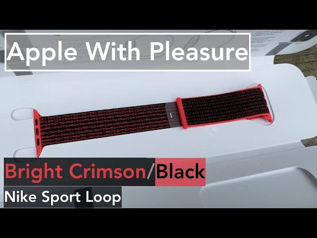 Bright Crimson Nike Sport Loop - Apple Watch Band