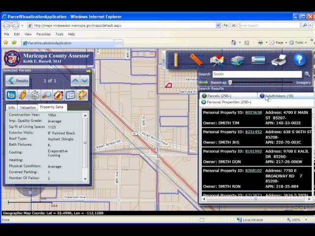 Maricopa County Assessor's Office - Parcel Viewer Help