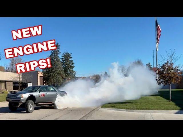 The Badillac Gets Its NEW Engine and DESTROYS TIRES! Ready for Cleetus and Cars!