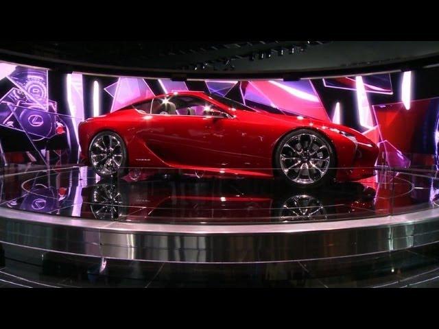 Luxury cars dazzle at auto show as US firms bid to retake market