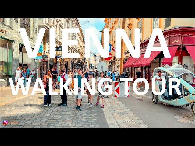 Vienna Walking Tour in City Center, August 2024 | 4K HDR