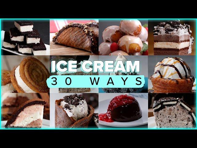 30 Ways To Eat Ice Cream • Tasty Recipes