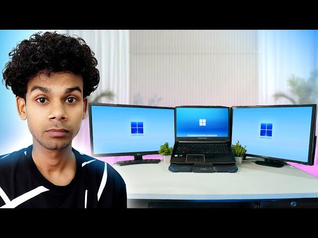Dual Monitor setup for PC or Laptop