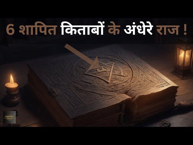 Yeh Hain Duniya Ki 6 Sabse Shaapit Kitaabe...most cursed | top 6 books #hindi #mysterious