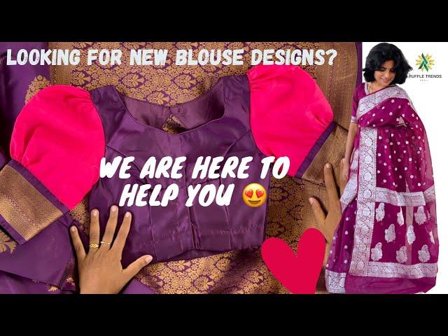 SareeBlouse Online |Sarees Online|Blouse Designs| Blouses Online #ruffletrends #trending