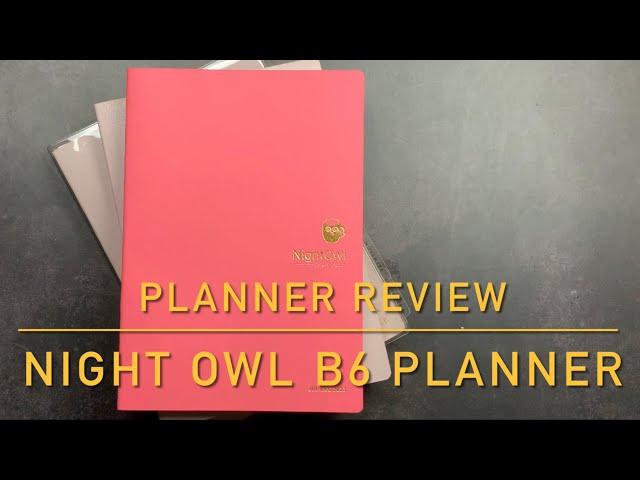 Planner Review | NightOwl Journal {A New B6 Tomoe River Paper Dated Planner}