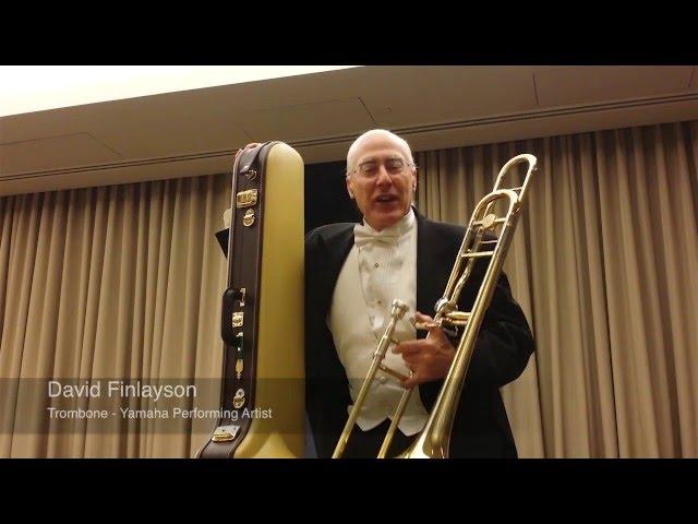 The Yamaha YSL-882O20TH 20th Anniversary Xeno Trombone with David Finlayson