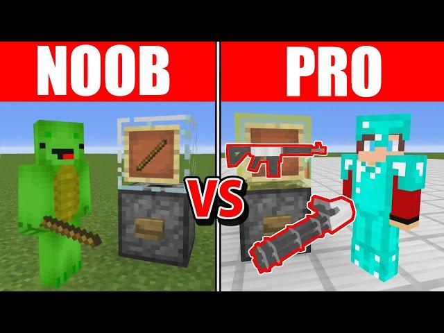 Minecraft NOOB vs PRO: The Roulette of OP Weapons