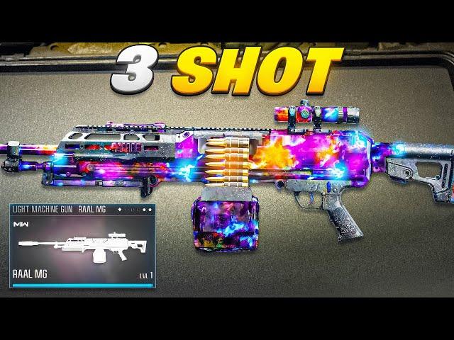 new *3 SHOT* RAAL MG is META in WARZONE 4!  (Best RAAL MG Class Setup) - BO6