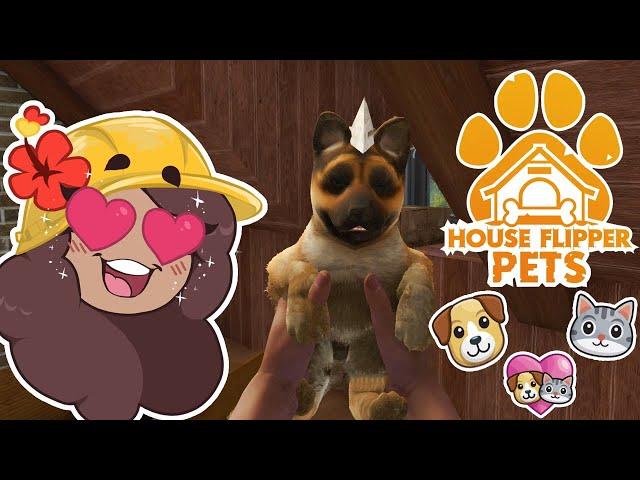 Digging Out an ABANDONED PUPPY?! I'm In LOVE!!  House Flipper: Pets DLC • #1