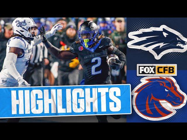 Nevada Wolf Pack vs. No. 12 Boise State Broncos Highlights | FOX College Football