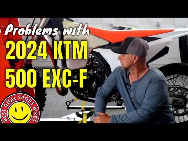 2024 KTM 500 EXC-F Problems | Stiff Frame and Bad Fuel Pump Location