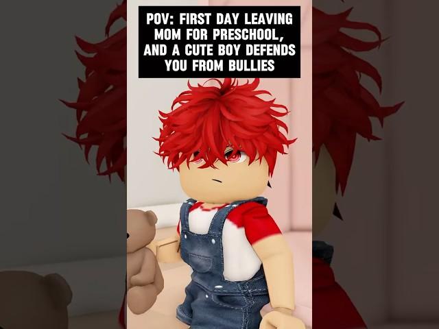 Gay Love Story  #pov : First day at preschool, he made me feel safe Berry Avenue #short #edit