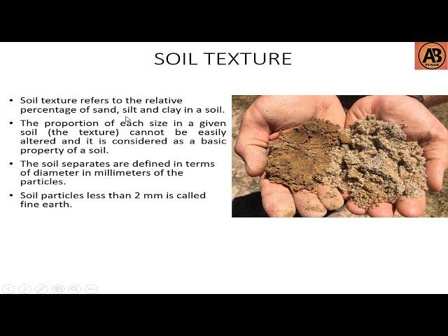 Soil texture।। Soil Physics and Chemistry।। "Learn with AB Tusar"