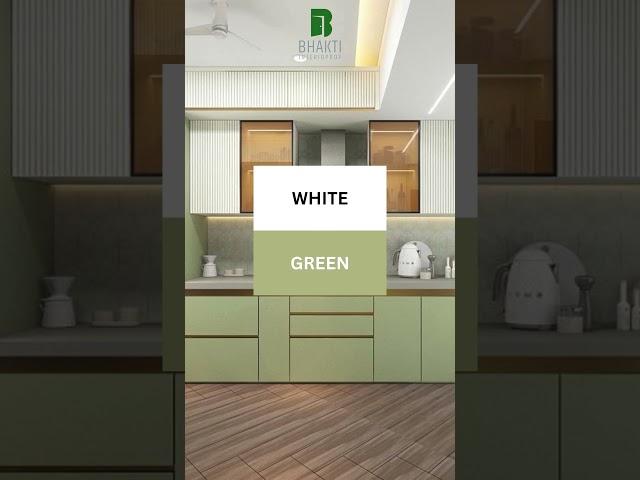 Transform Your Kitchen with a Versatile White Countertop | Bhakti InterioProp Design Ideas #shorts