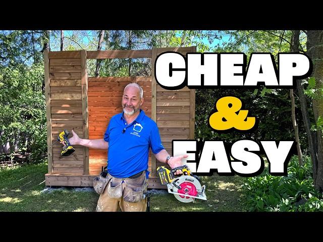 The Easiest Way to Frame a Shed