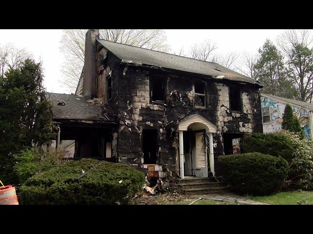 One Family Home Destroyed by Fire on N. Martine Avenue in Fanwood