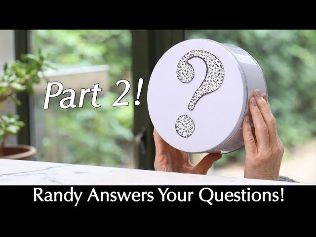 Randy Answers Your Questions - Part 2! ~ Dinner Party Tonight